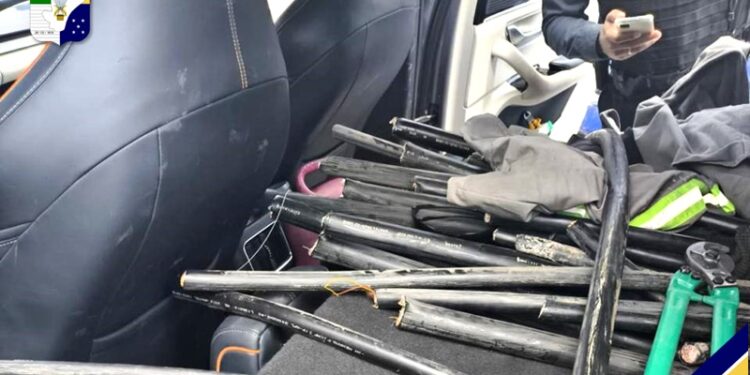 PM prende trio após furto de 110 metros de fiação de cobre na cidade de Propriá