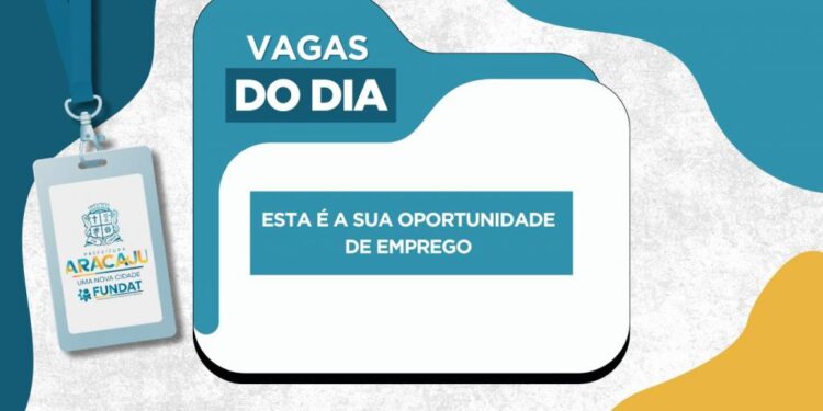 Confira as vagas de emprego disponíveis no dia 13 de março