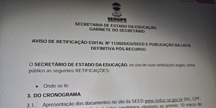 Secretaria de Estado da Educação divulga lista de alunos classificados no ‘Educação Nota 10 Enem’