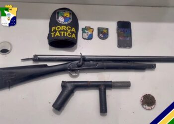 PM apreende duas armas de fogo durante patrulhamento no Mosqueiro