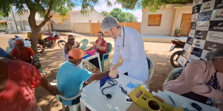 Senac de Nossa Senhora da Glória promove ação de saúde na comunidade Xokó em Porto da Folha
