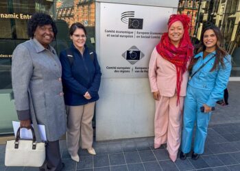 Yandra Moura cumpre agenda oficial no Parlamento Europeu com foco em igualdade de gênero