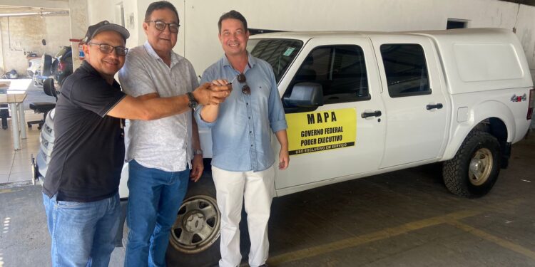 Prefeitura de Lagarto é beneficiada com veículo cedido pelo Ministério da Agricultura e Pecuária