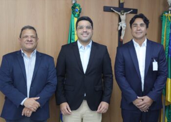 Jeferson Andrade recebe presidentes dos Institutos de Previdência do Pará e de Sergipe