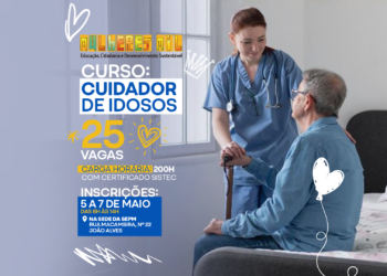Prefeitura de Socorro abre inscrições para curso gratuito de Cuidador de Idosos