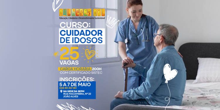 Prefeitura de Socorro abre inscrições para curso gratuito de Cuidador de Idosos