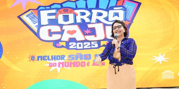 Prefeita Emília Corrêa anuncia programação do Forró Caju 2025