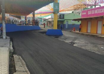 Emurb inicia pavimentação asfáltica em várias ruas do bairro Industrial