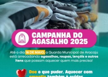 Guarda Municipal de Aracaju: Campanha do Agasalho termina nesta sexta, 16