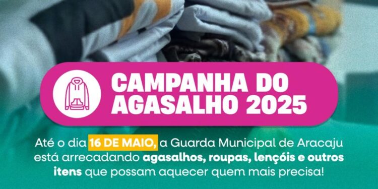 Guarda Municipal de Aracaju: Campanha do Agasalho termina nesta sexta, 16