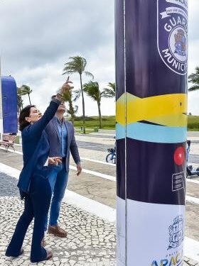 Prefeitura de Aracaju inicia instalação de totens para reforçar a segurança na capital