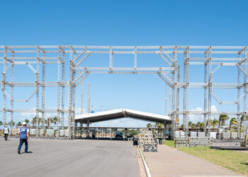 Estrutura do Arraiá do Povo e Vila do Forró está 70% concluída