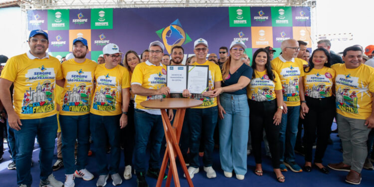Governador Fábio Mitidieri leva R$5 milhões em investimentos para São Francisco na 47ª edição do ‘Sergipe é aqui’