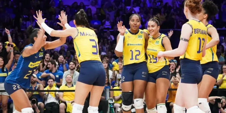 Liga das Nações: Brasil derrota EUA e mantém 100% de aproveitamento