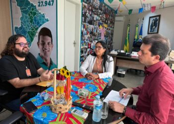 Paulo Júnior recebe representantes do Sintrase e reforça compromisso com servidores públicos