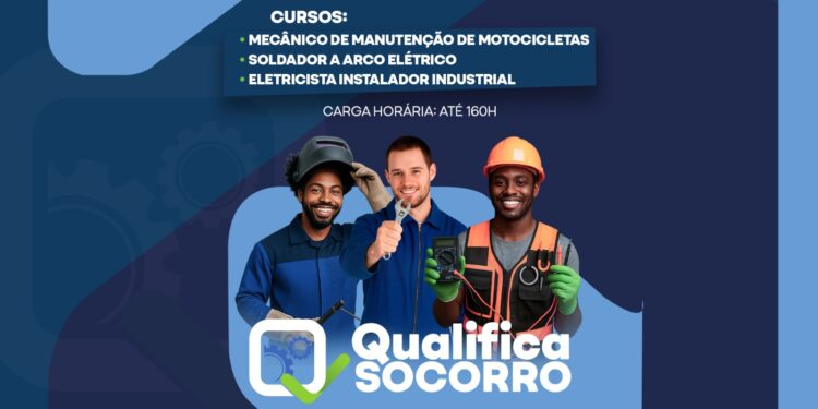 Secretaria do Trabalho e Emprego abre mais de 90 vagas em três cursos de qualificação em Socorro