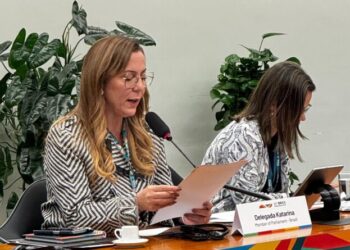 Delegada Katarina preside sessão de trabalho da Reunião de Mulheres Parlamentares do BRICS