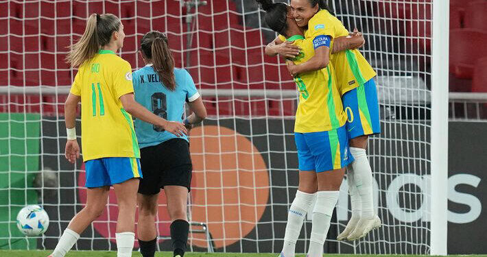 Brasil goleia Uruguai, enfrentará Colômbia na final da Copa América Feminina e garante vaga em LA-28