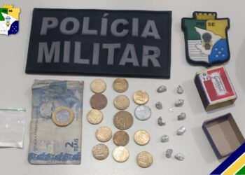 Polícia Militar apreende drogas e prende homem por tráfico em Lagarto