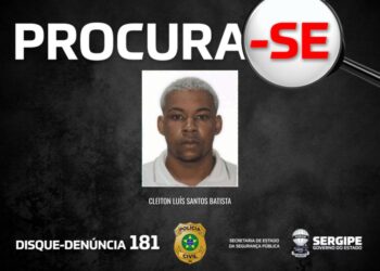 Polícia Civil divulga imagem de investigado por roubos a motoristas de aplicativo em Aracaju