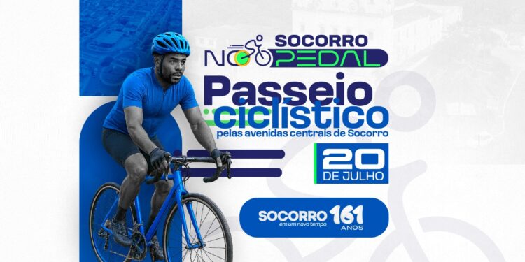 Socorro no Pedal: passeio ciclístico celebra os 161 anos da cidade com esporte e integração