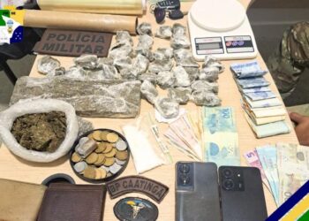 PM prende dois homens suspeitos de tráfico em Nossa Senhora da Glória