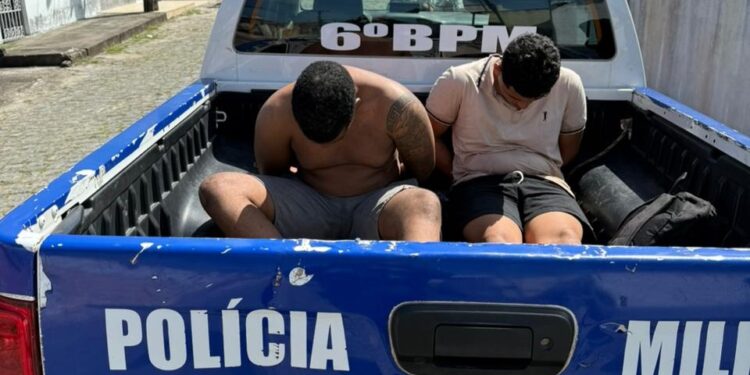 PM prende dois suspeitos por furto de motocicleta em Itaporanga D’Ajuda
