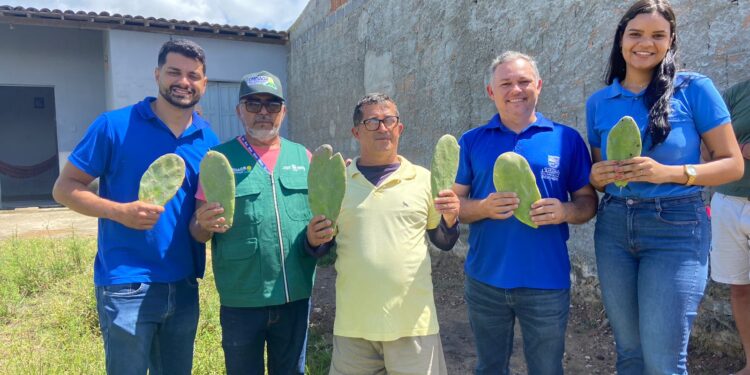 Parceria entre a Emdagro e a Prefeitura de Lagarto viabiliza a entrega de mais de 14 mil sementes de palma aos produtores do Roseli Nunes, Pururuca e Rio Fundo