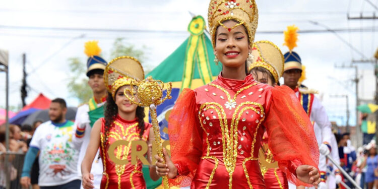 Celebrações de São Cristóvão à Independência do Brasil continuam com desfile cívico no bairro Eduardo Gomes