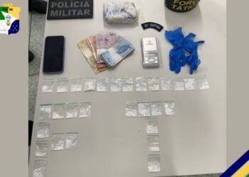 Polícia Militar prende suspeito por tráfico de drogas no município de Nossa Senhora do Socorro