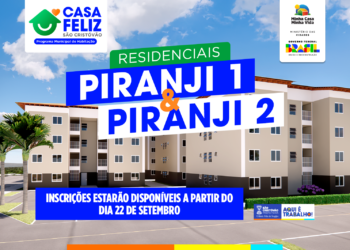 Prefeitura de São Cristóvão abre inscrições para os Residenciais Piranji I e II nesta segunda-feira (22)