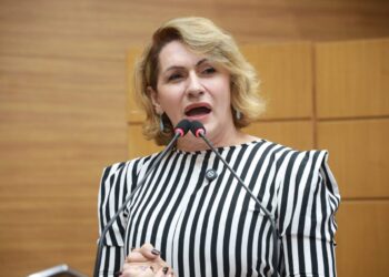 Linda Brasil participou de mobilização dos professores em defesa do triênio