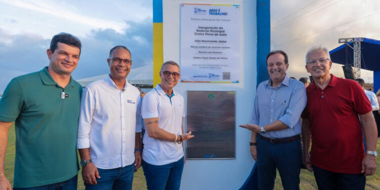 Governador Fábio Mitidieri acompanha entrega da Rodovia Carlos Pinna de Assis em São Cristóvão