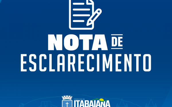 Prefeitura de Itabaiana emite nota de esclarecimento sobre estrutura à entrega de cestas básicas e peixes na Semana Santa