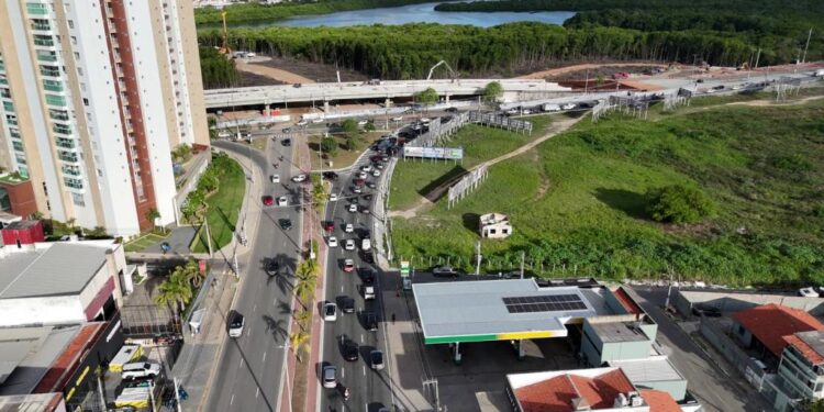Obra do Complexo Viário Maria do Carmo altera trânsito na Av. Beira Mar a partir de sexta-feira, 17