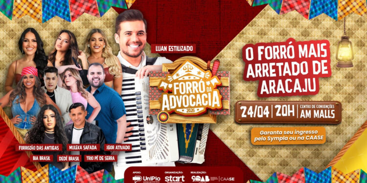 Forró da Advocacia reúne tradição, grandes atrações e estrutura especial no dia 24 de abril