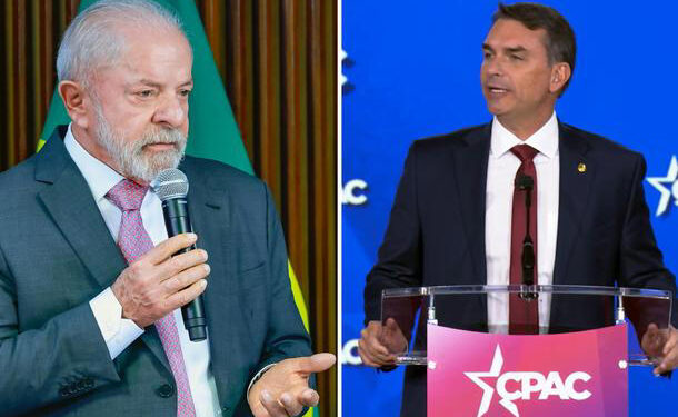 Lula e Flávio Bolsonaro empatam no 1º turno, aponta pesquisa Futura/Apex